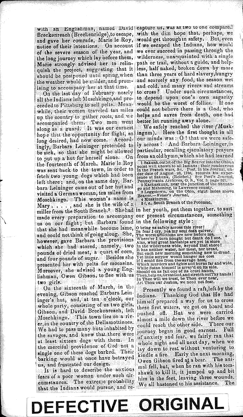 Harrisburg Newspaper Article/Clipping Wisconsin Historical Society