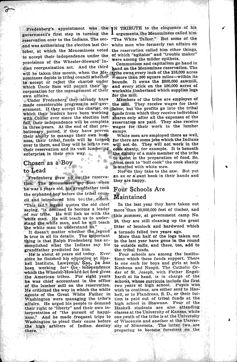  Source: Milwaukee Journal Topics: Indians and Native Peoples Date: 1935-06-16