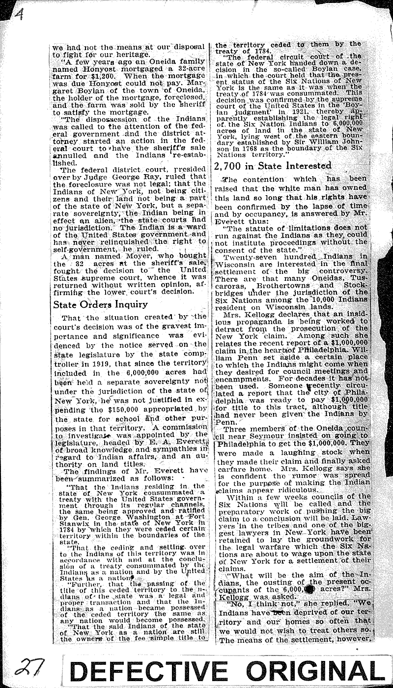  Source: Milwaukee Journal Topics: Indians and Native Peoples Date: 1923-04-22