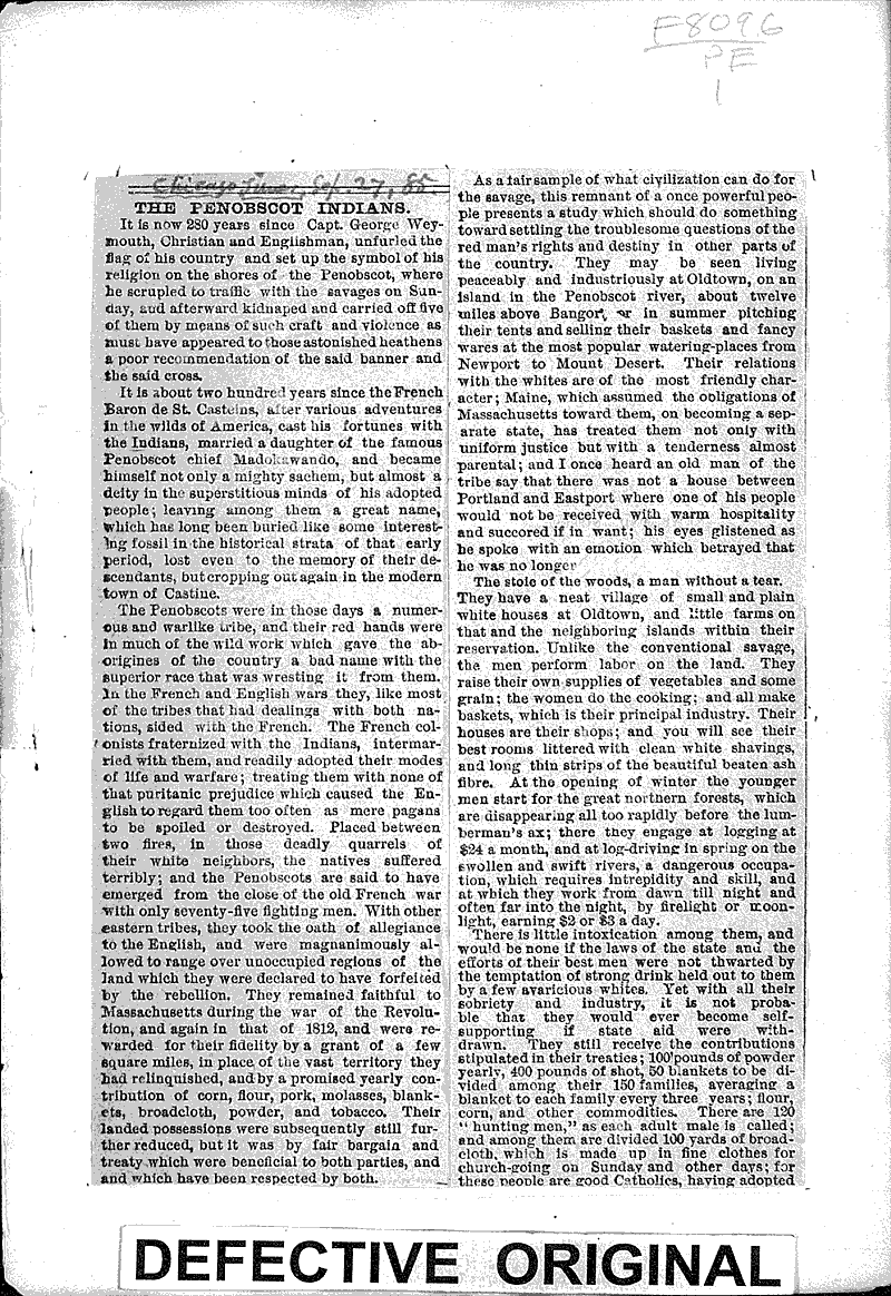  Source: Chicago Times Topics: Indians and Native Peoples Date: 1885-09-27