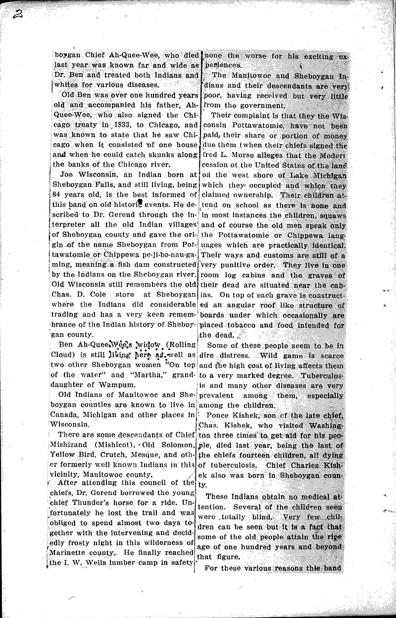  Source: Manitowoc Herald Topics: Indians and Native Peoples Date: 1917-10-25