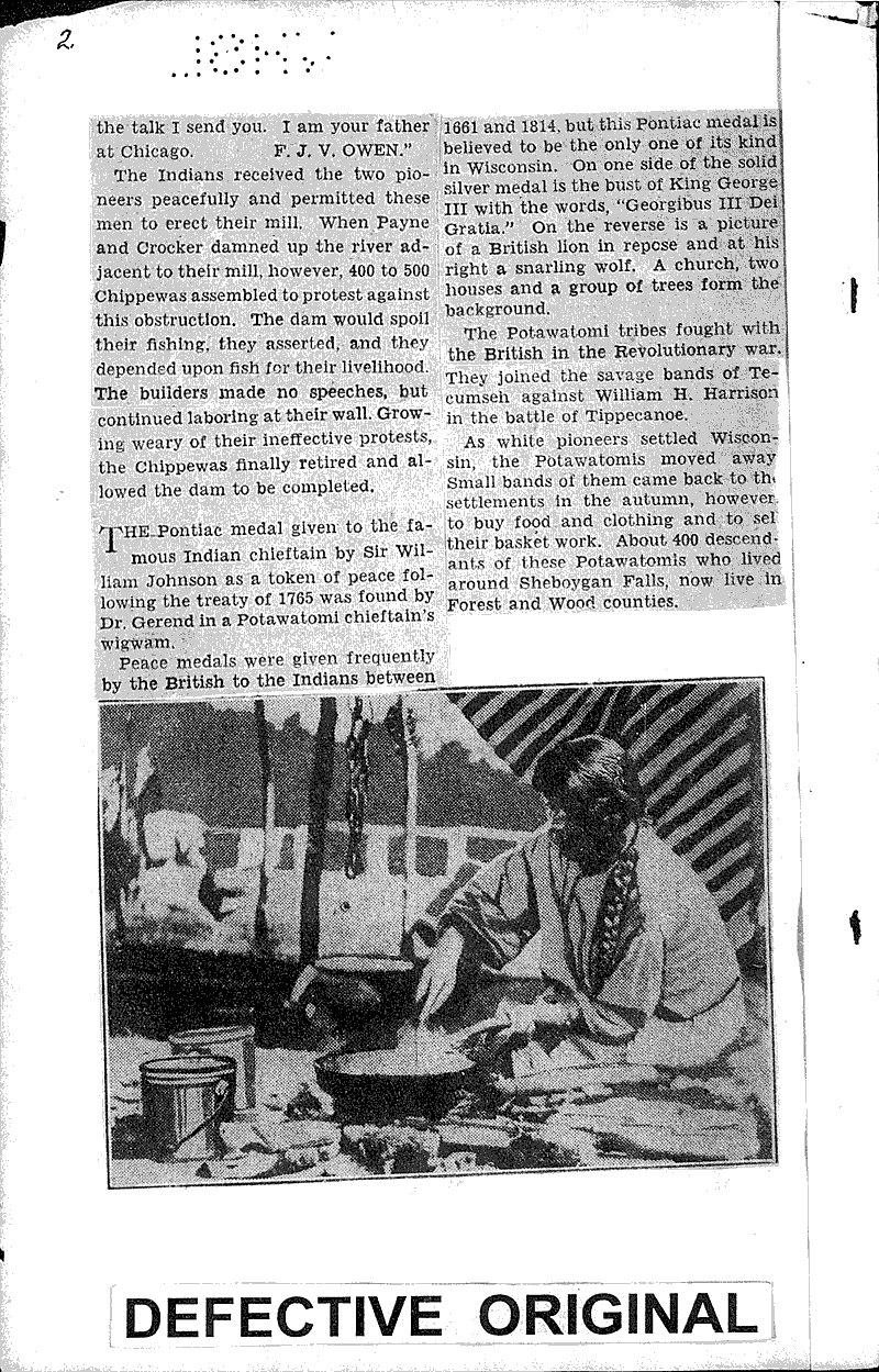  Source: Milwaukee Journal Topics: Indians and Native Peoples Date: 1931-06-21