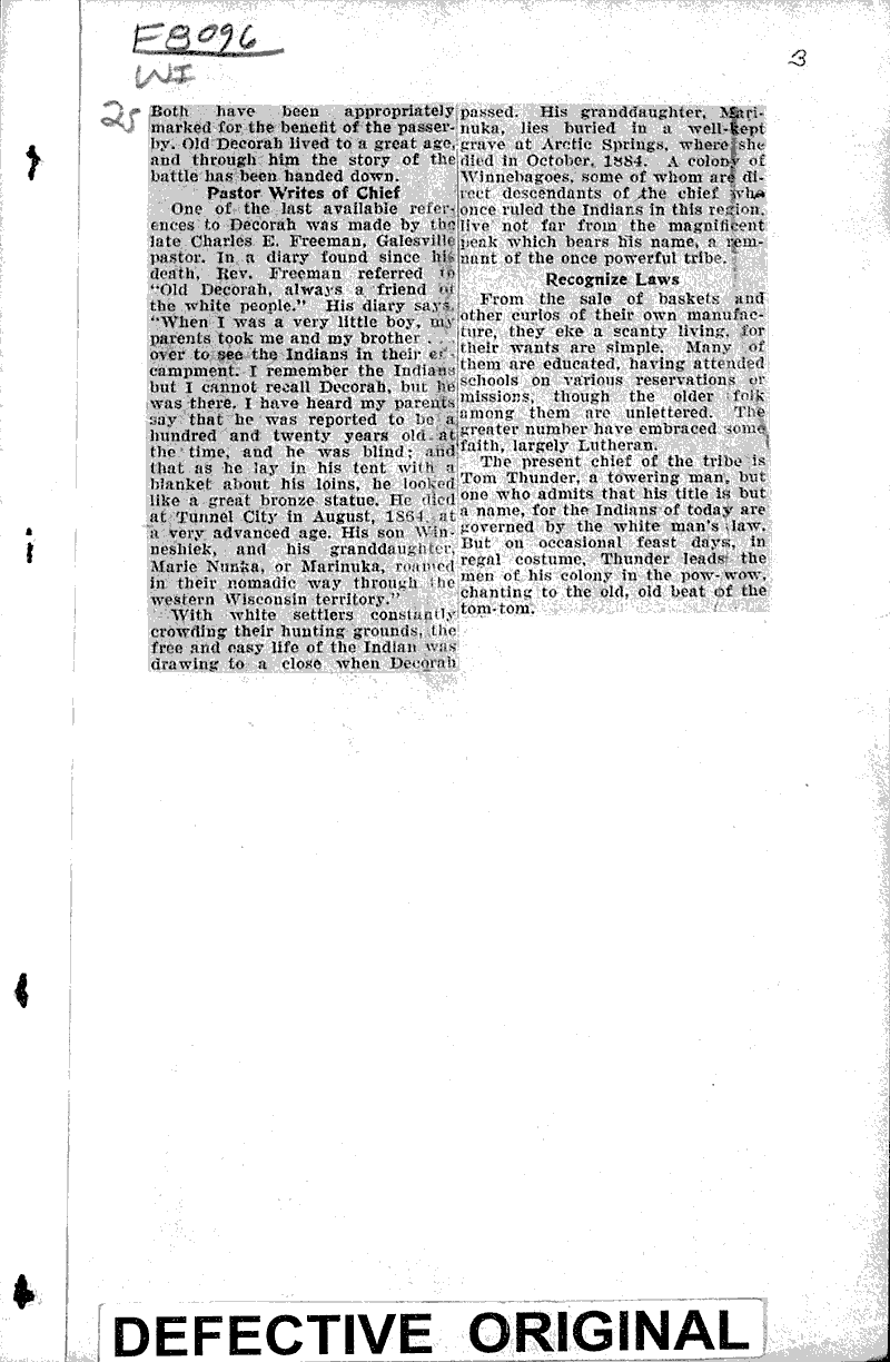  Source: La Crosse Tribune and Leader-Press Topics: Indians and Native Peoples Date: 1932-02-21