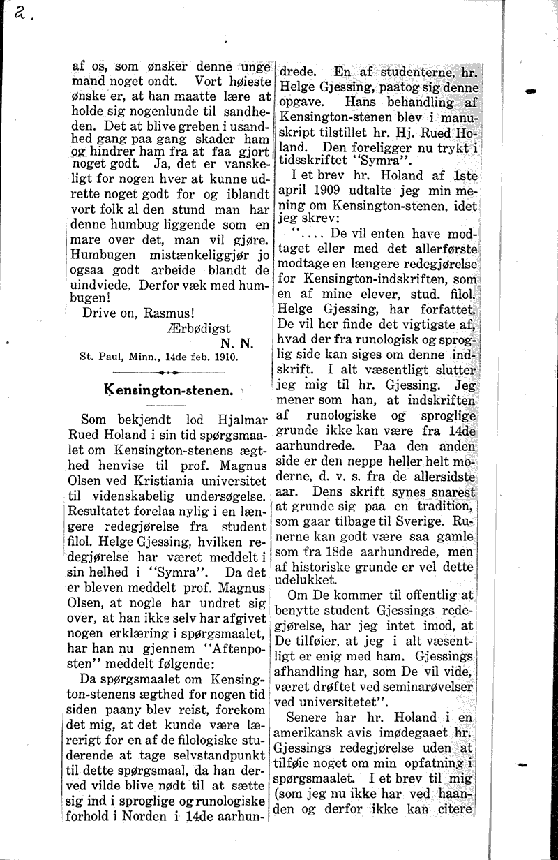 The Minnesota Historical Society Newspaper Article/Clipping