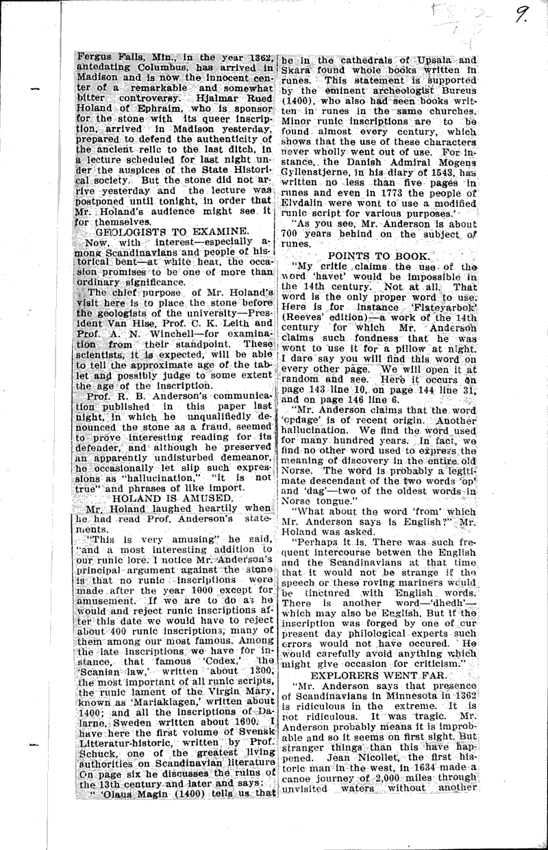  Source: Norwegian American Topics: Education Date: 1909-11-19