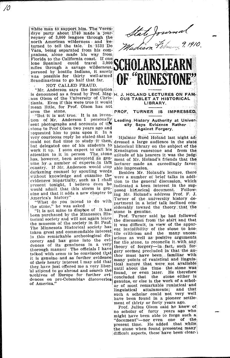  Source: Norwegian American Topics: Education Date: 1909-11-19