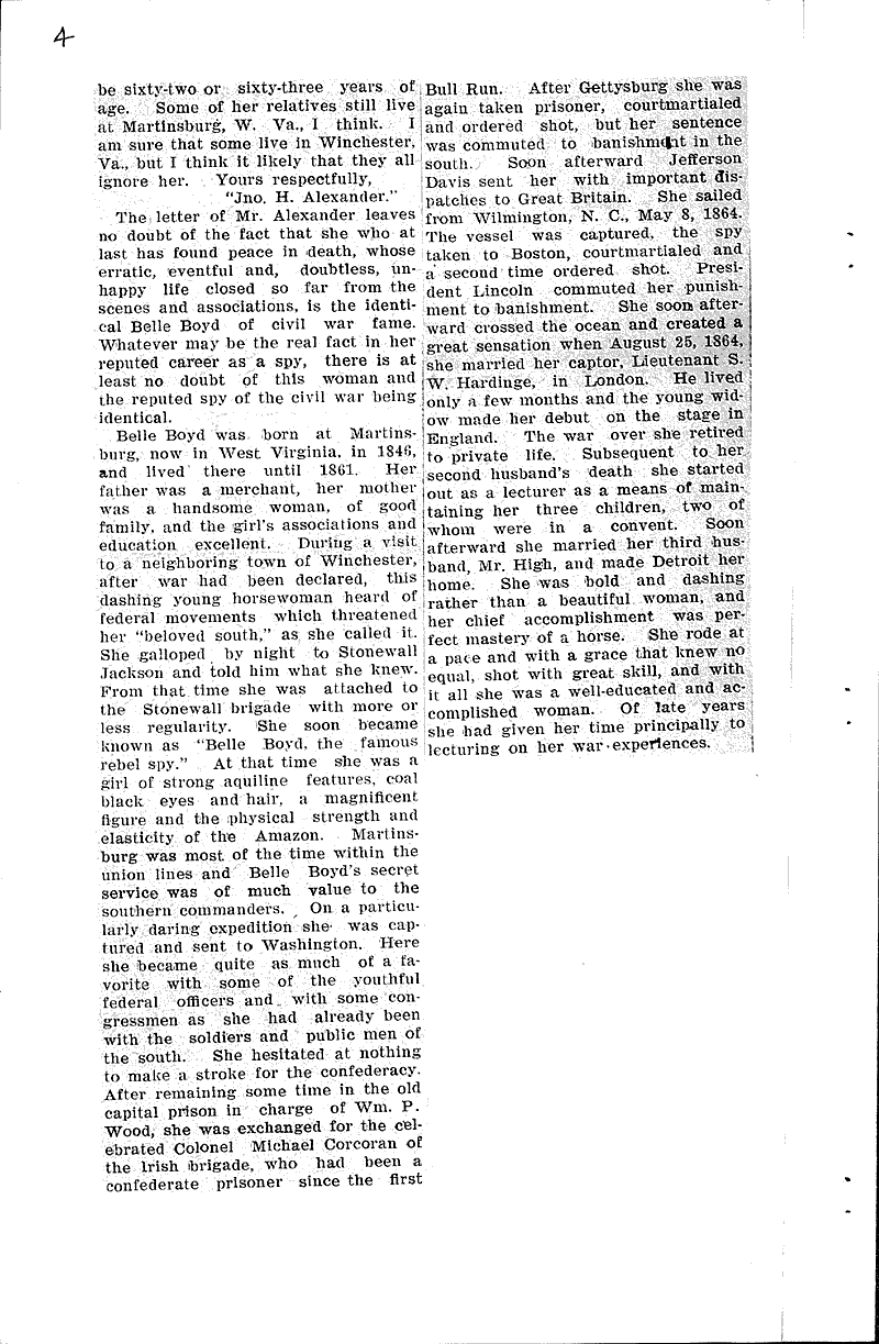  Source: Madison Democrat Topics: Civil War Date: 1906-04-28