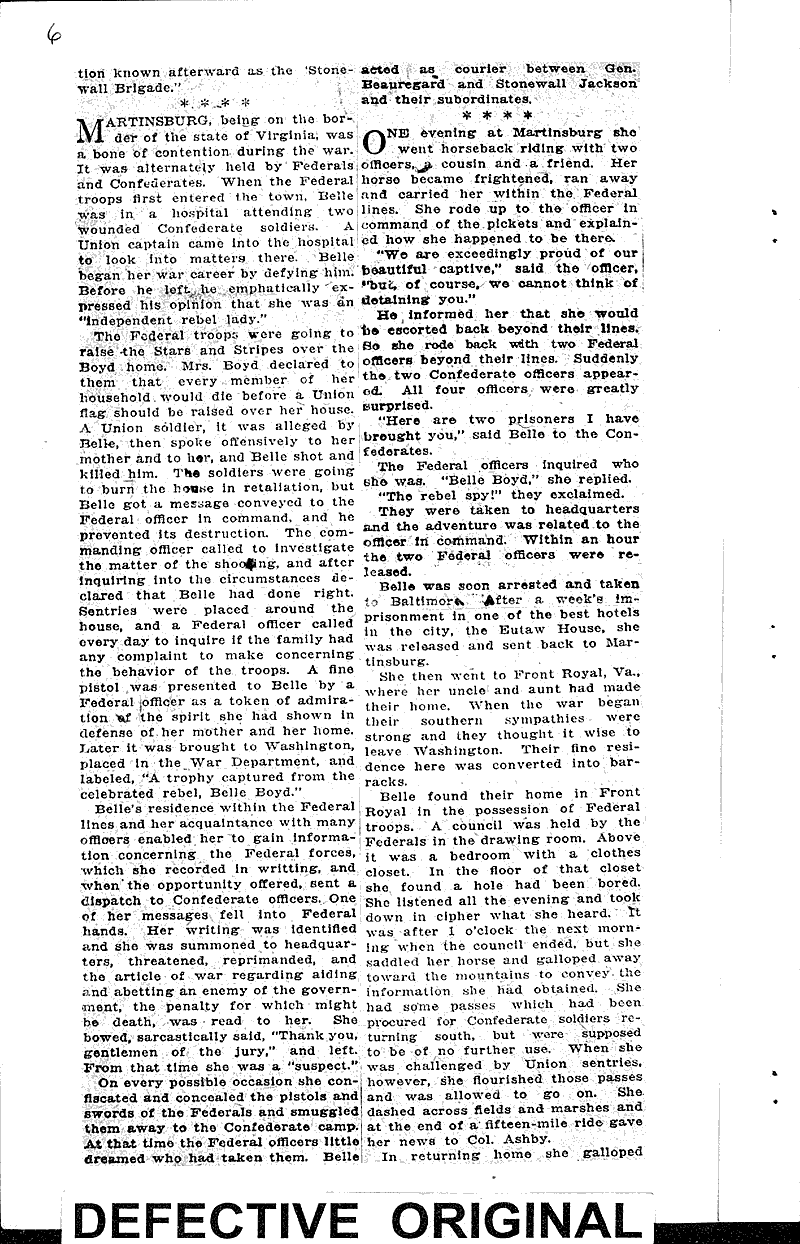  Source: Sunday Star (Washington D.C.) Topics: Civil War Date: 1922-11-19