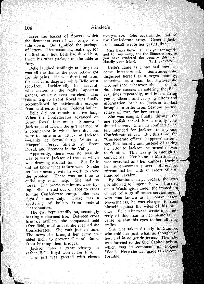  Source: Ainslee's Topics: Civil War Date: 1921-11-??