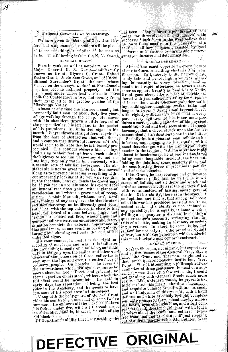  Topics: Civil War Date: 1863-06-17