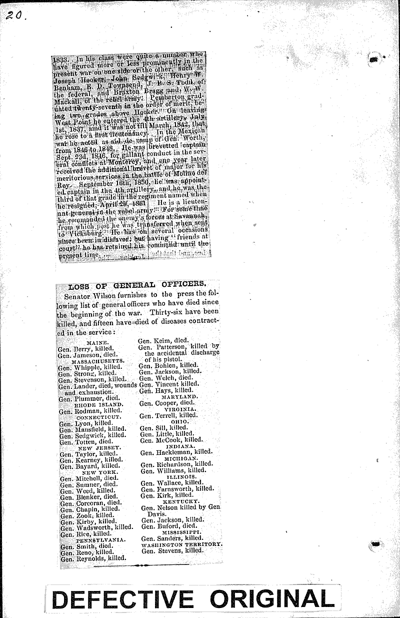  Topics: Civil War Date: 1863-06-17