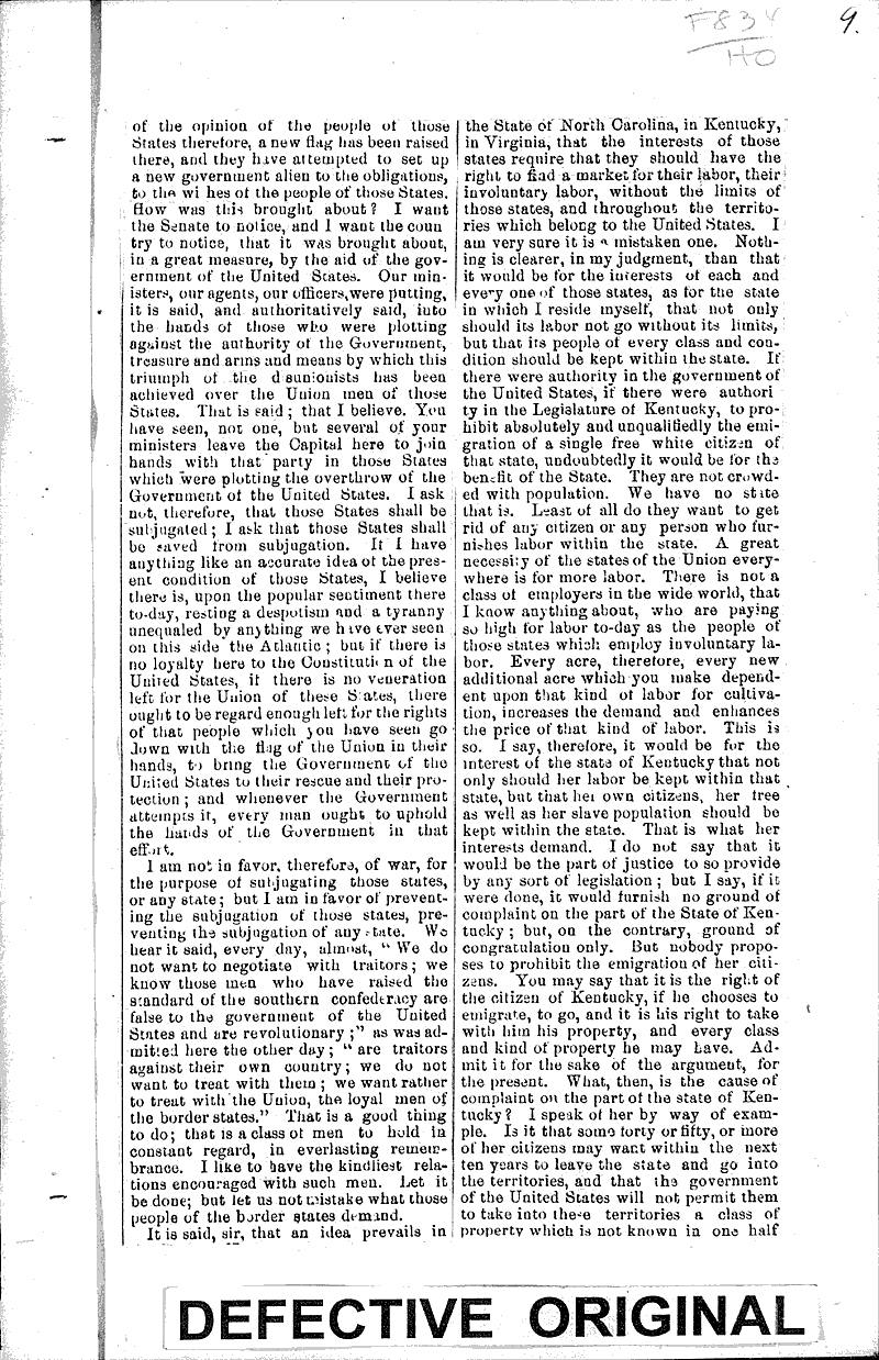  Source: Milwaukee Journal Topics: Government and Politics Date: 1861-04-16