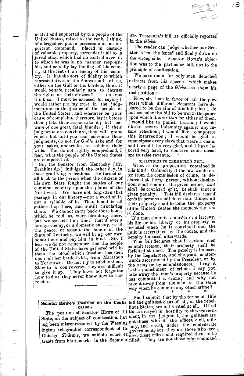  Source: Milwaukee Journal Topics: Government and Politics Date: 1861-04-16