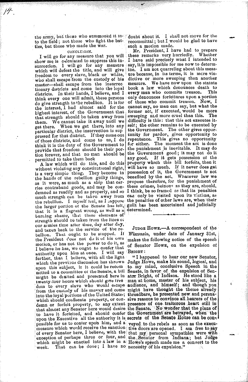  Source: Milwaukee Journal Topics: Government and Politics Date: 1861-04-16
