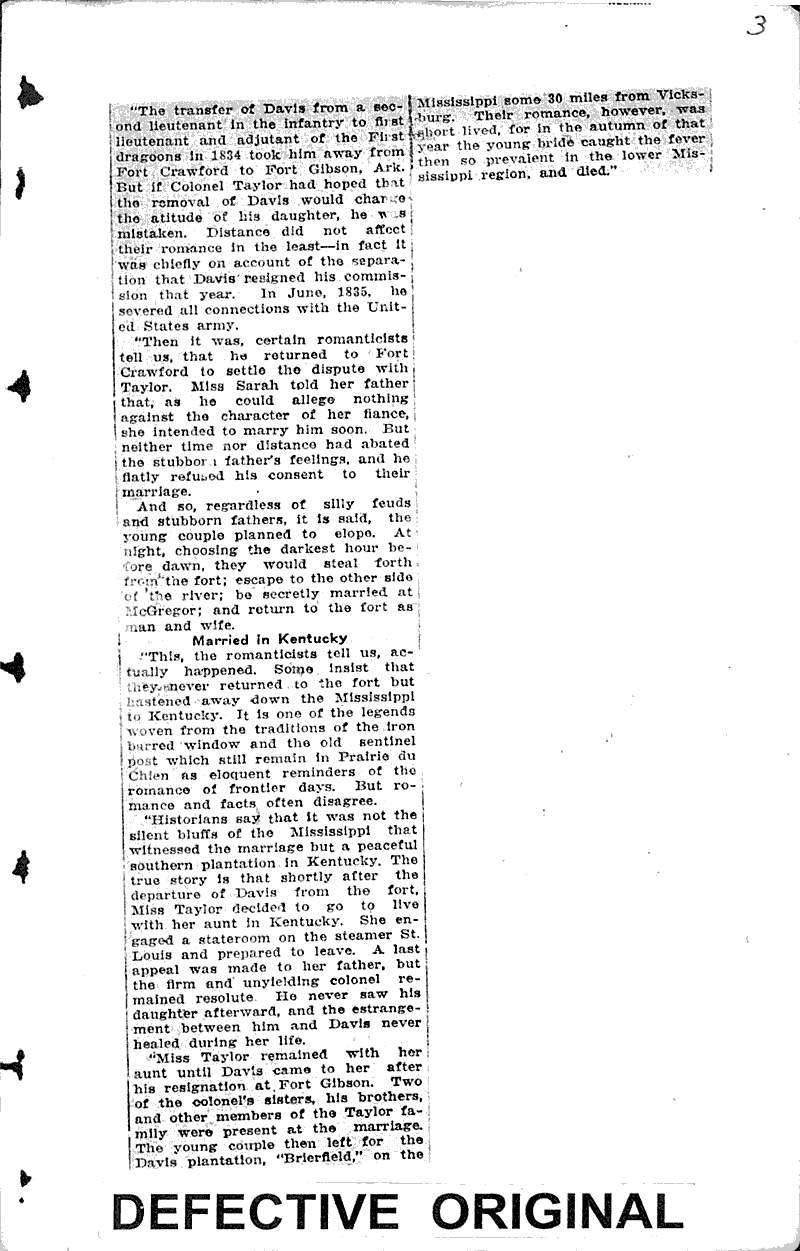  Source: Wisconsin State Journal Topics: Civil War Date: 1923-11-25