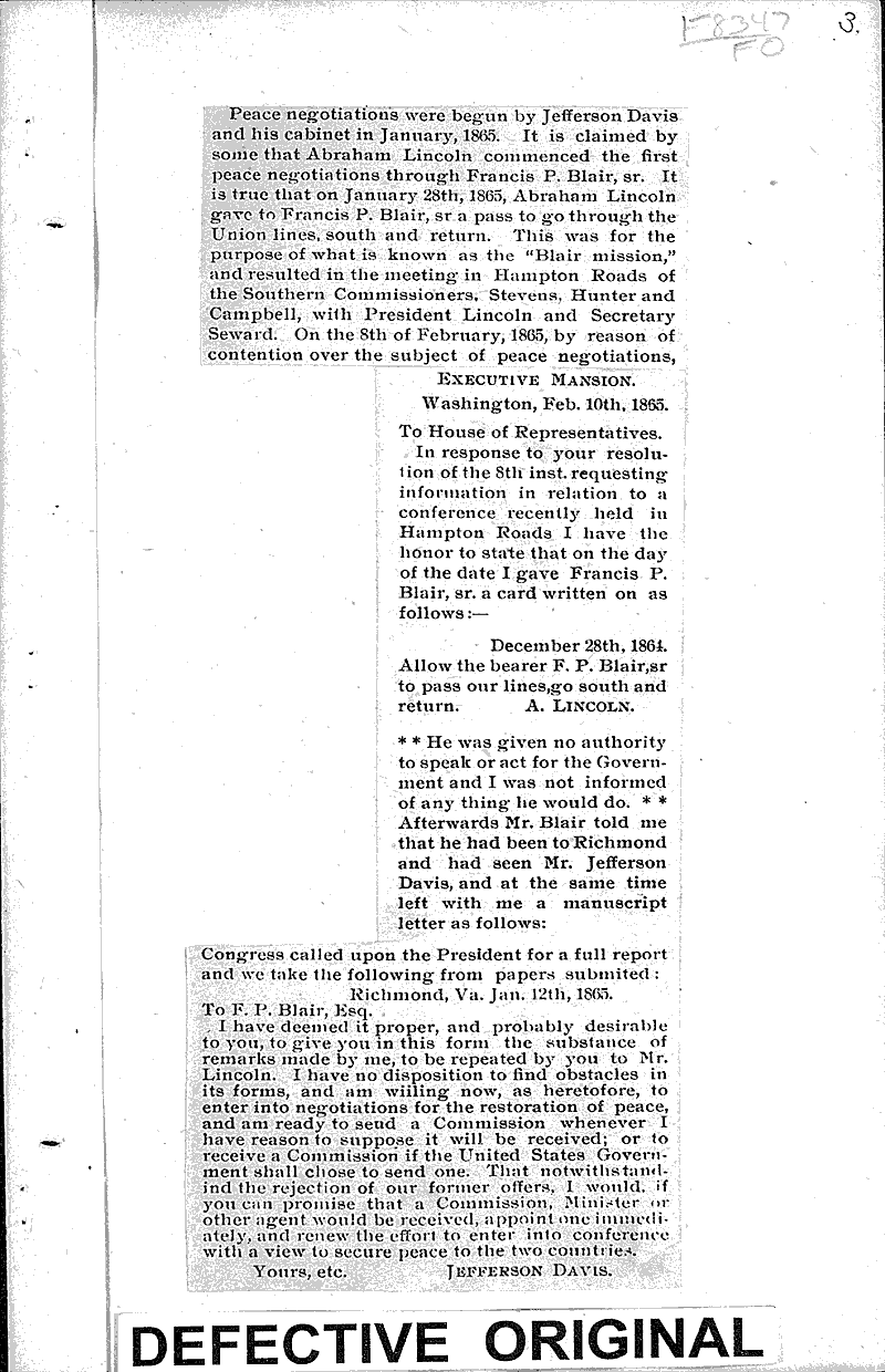  Source: Prentice News Topics: Civil War Date: 1905-04-01