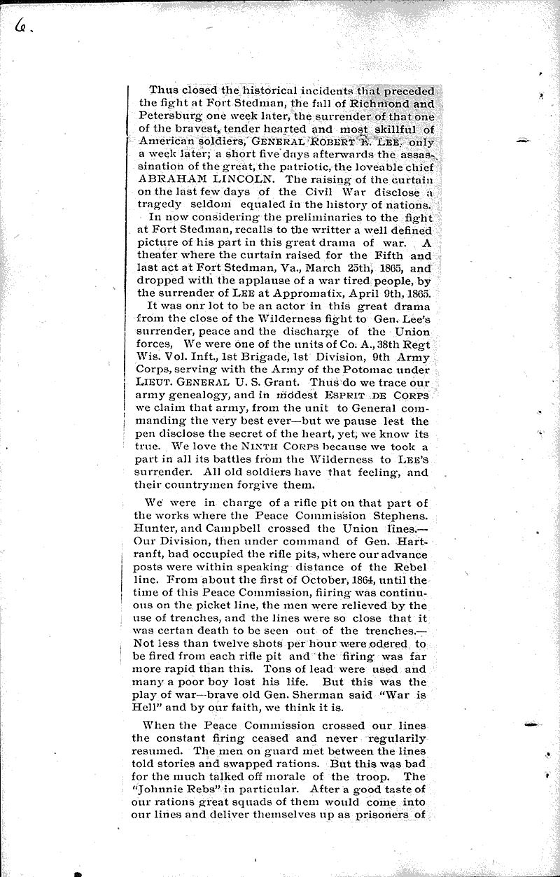  Source: Prentice News Topics: Civil War Date: 1905-04-01