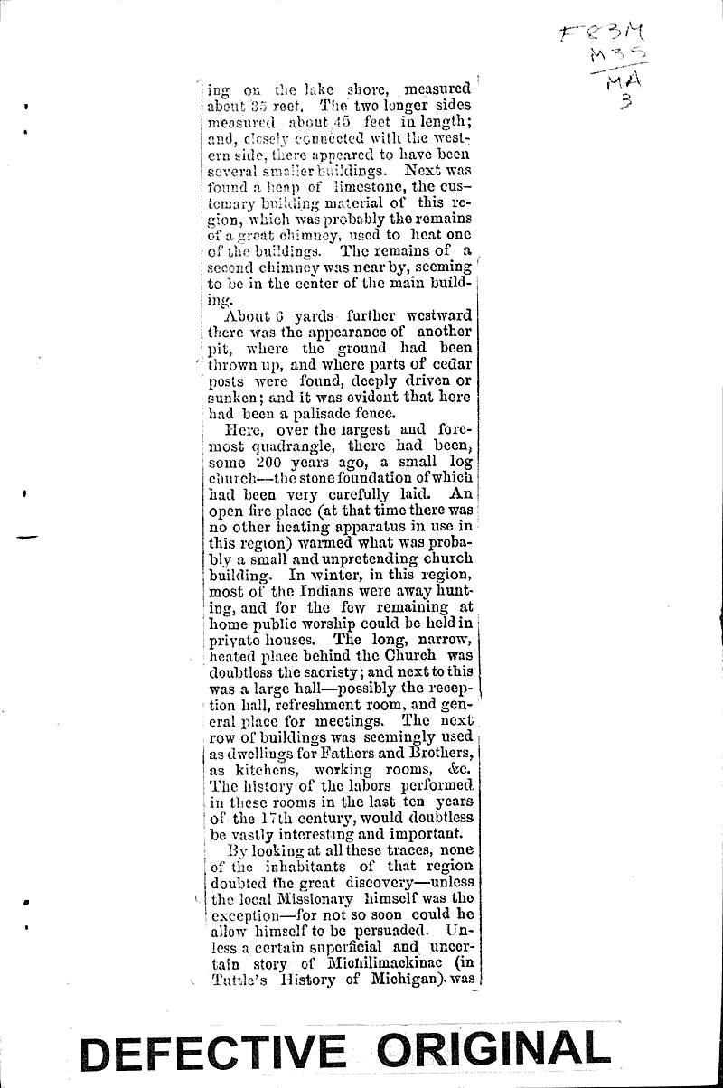 Marquette discovery Source: Green Bay Advocate Topics: Industry Date: 1878-08-29