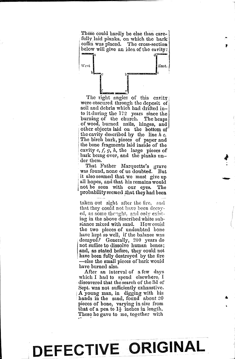 Marquette discovery Source: Green Bay Advocate Topics: Industry Date: 1878-08-29
