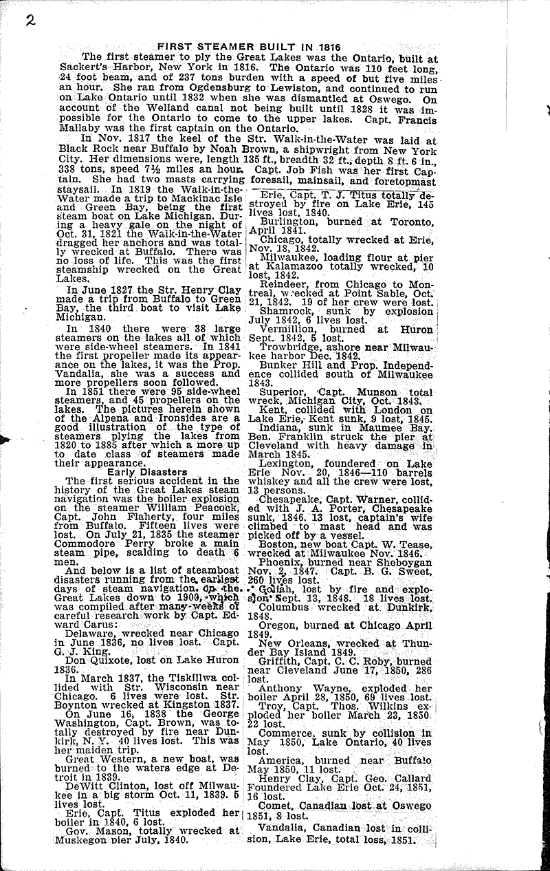  Source: Manitowoc Herald-News Topics: Transportation Date: 1931-11-19