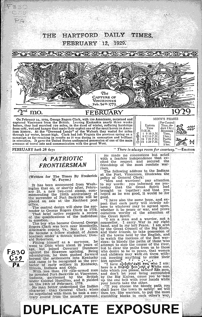  Source: Hartford Times Date: 1929-02-12