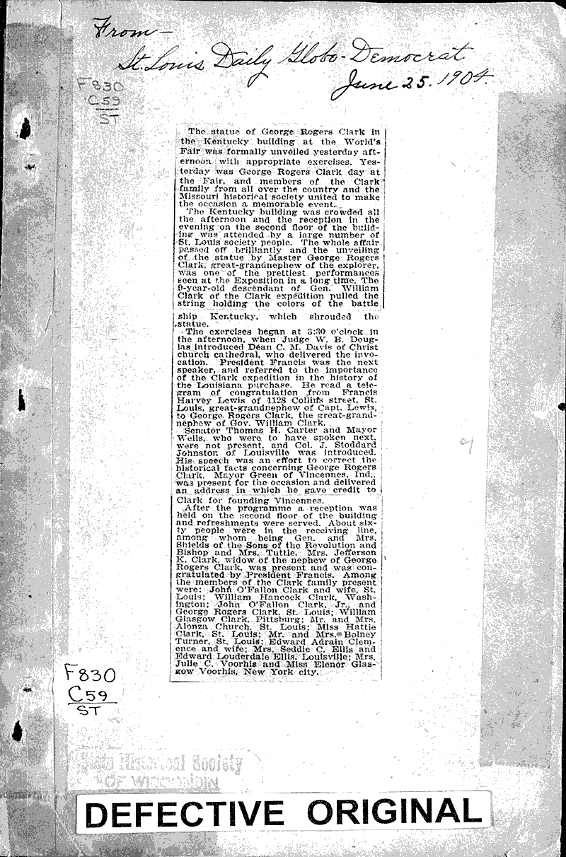  Source: St. Louis Globe-Democrat Topics: Architecture Date: 1904-06-25