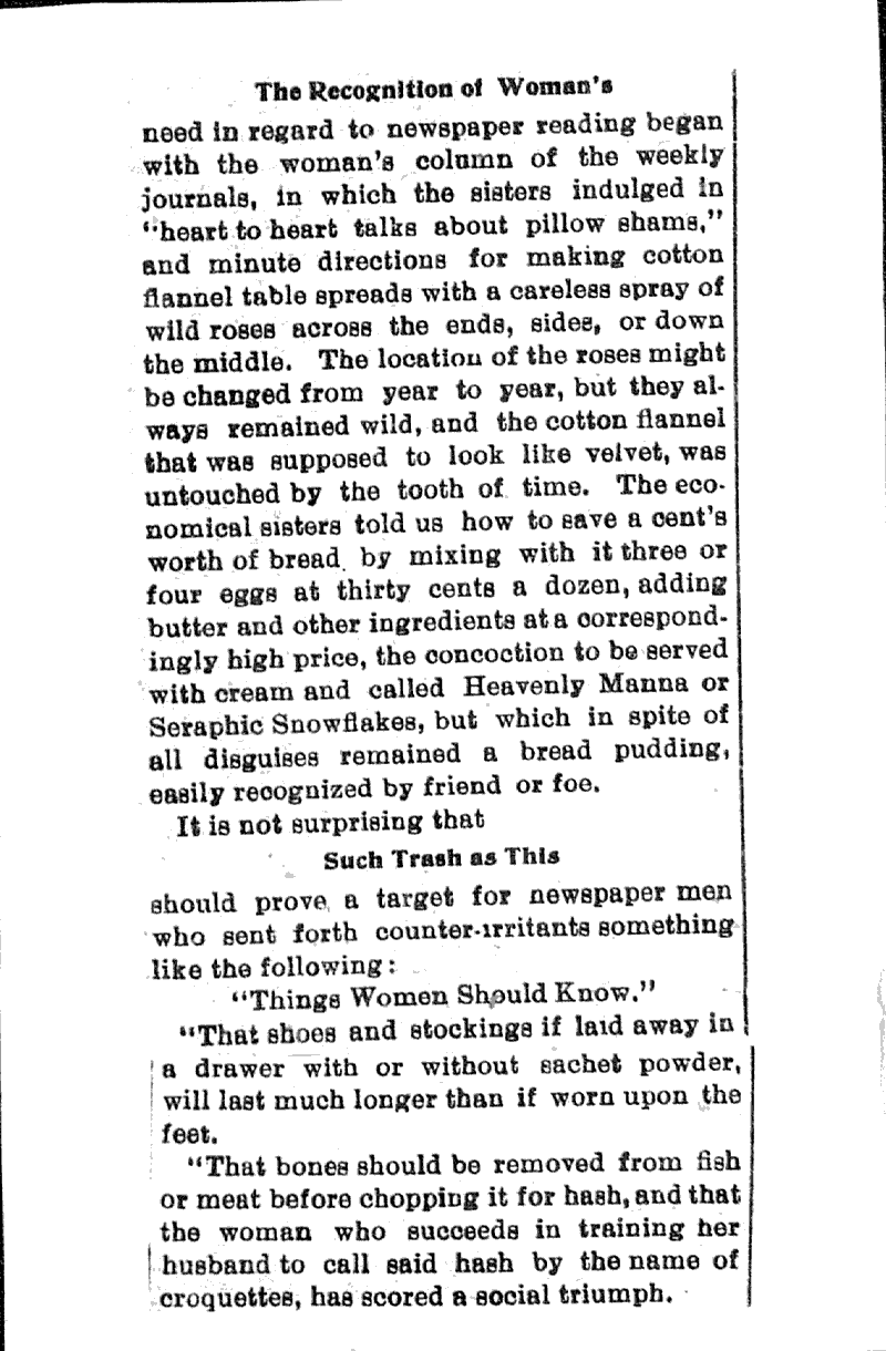  Topics: Social and Political Movements Date: 1903-03-20