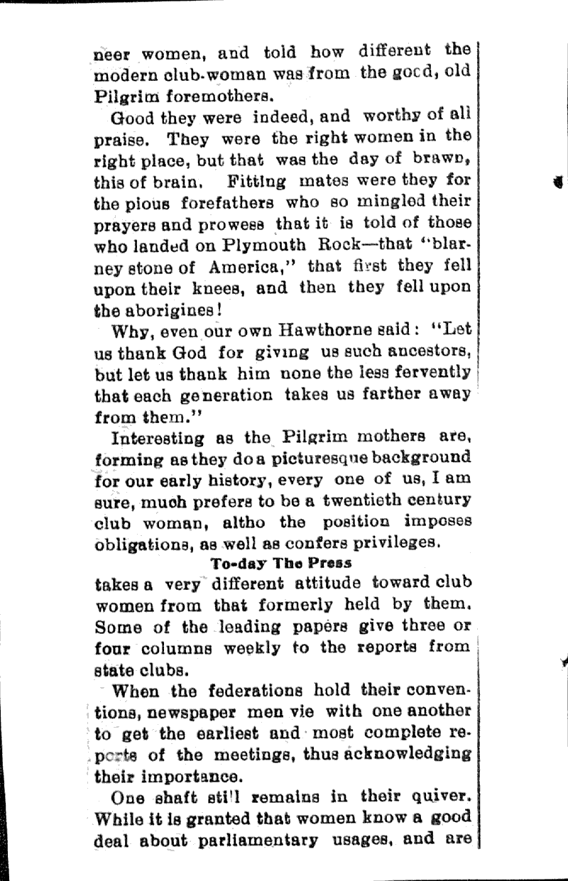  Topics: Social and Political Movements Date: 1903-03-20