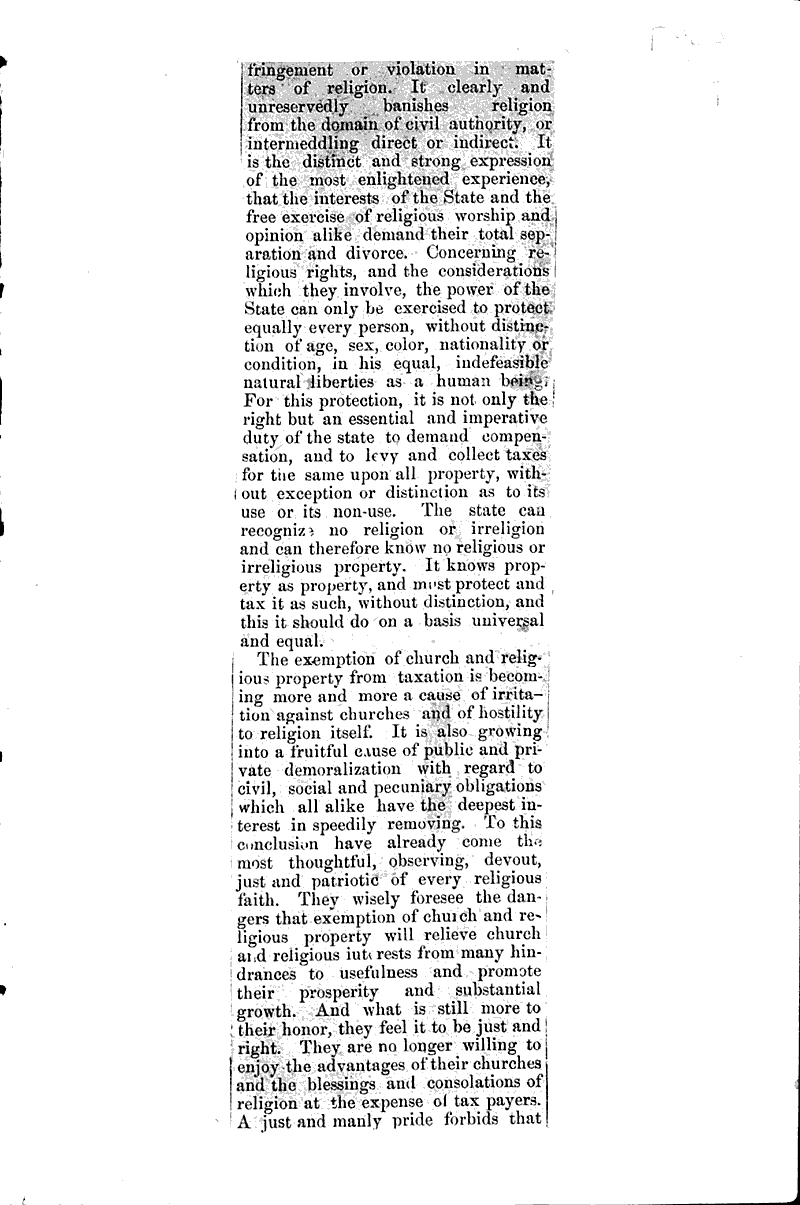  Topics: Social and Political Movements Date: 1880-01-08