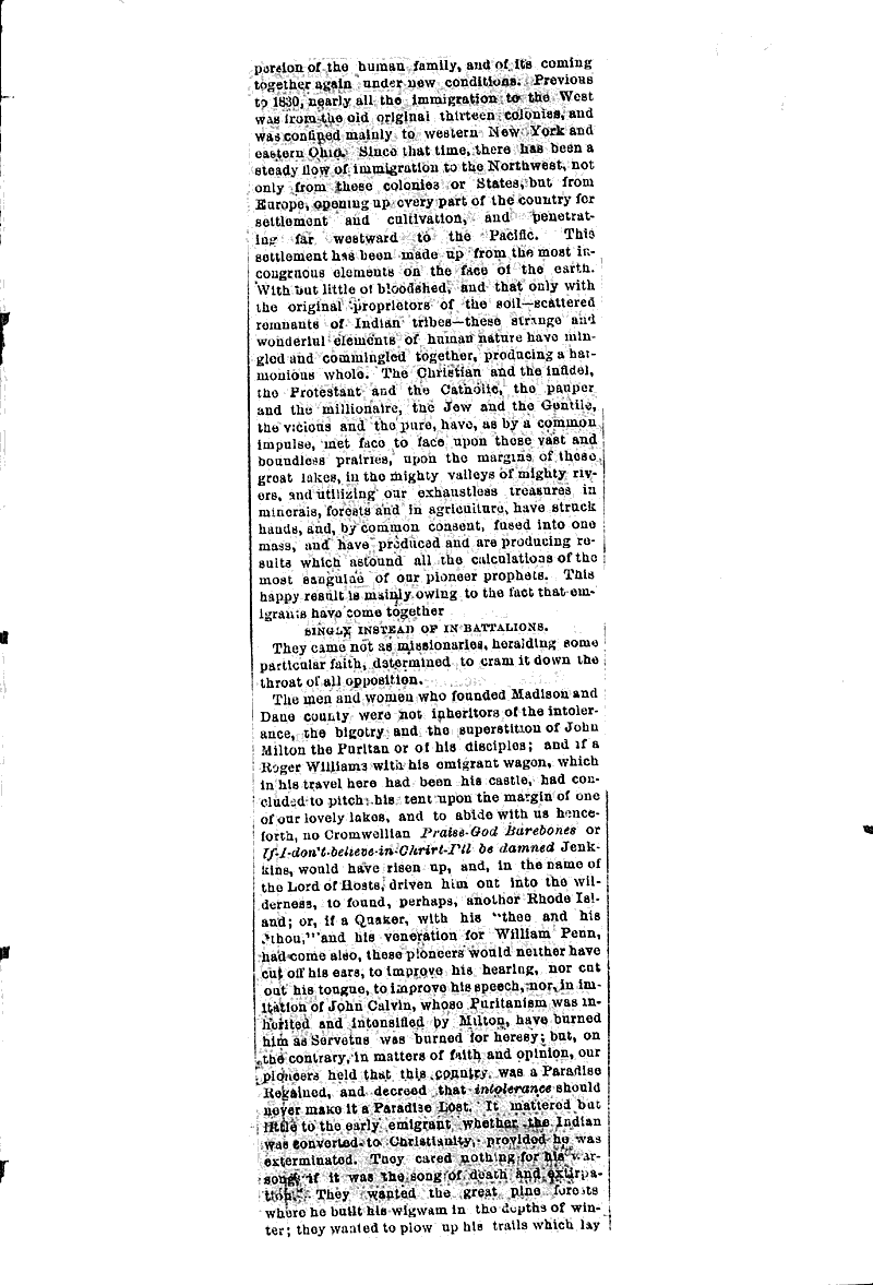  Source: Wisconsin State Journal Topics: Social and Political Movements Date: 1881-06-11