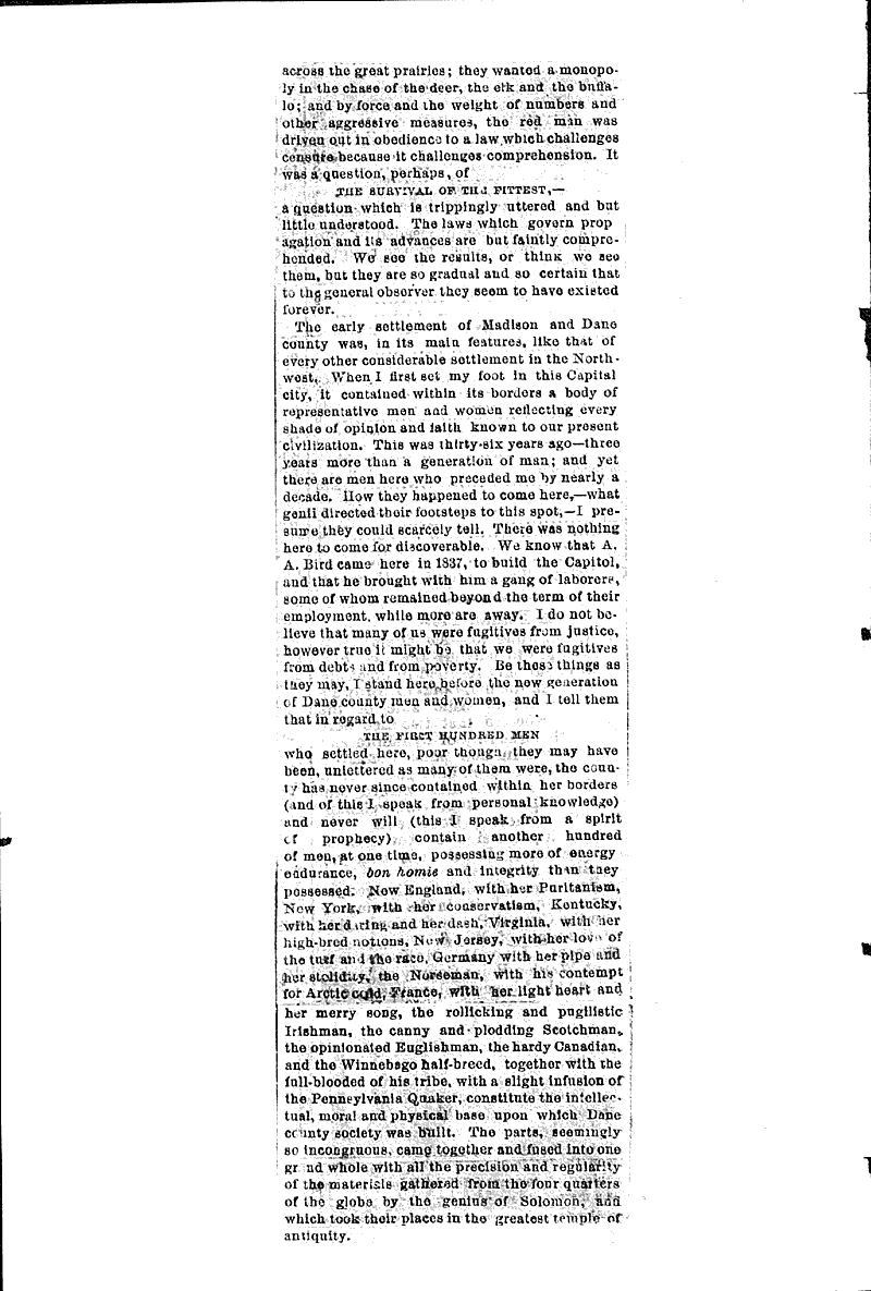  Source: Wisconsin State Journal Topics: Social and Political Movements Date: 1881-06-11
