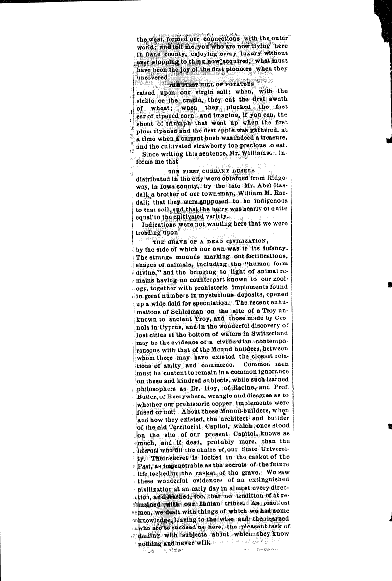  Source: Wisconsin State Journal Topics: Social and Political Movements Date: 1881-06-11