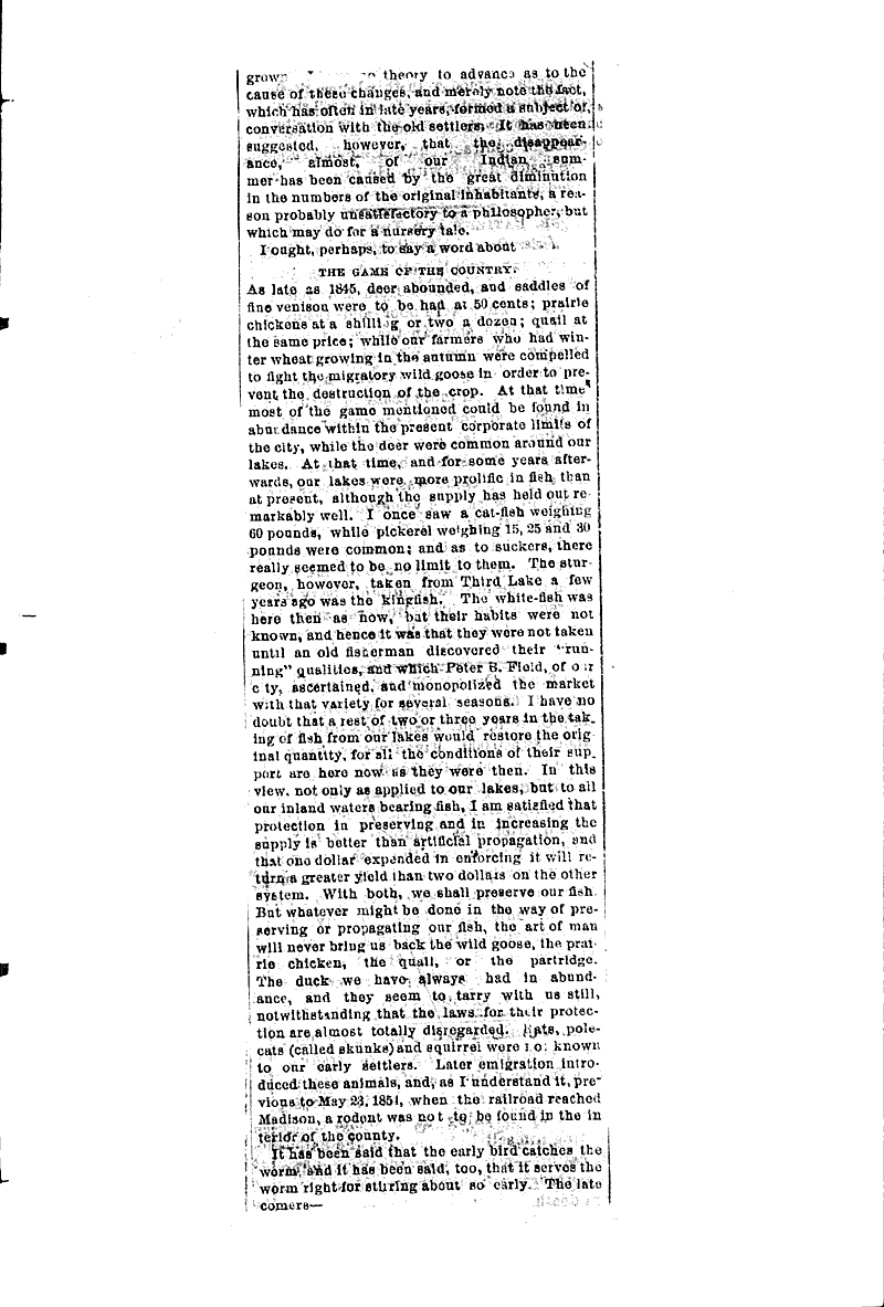  Source: Wisconsin State Journal Topics: Social and Political Movements Date: 1881-06-11