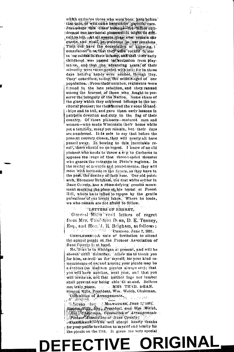  Source: Wisconsin State Journal Topics: Social and Political Movements Date: 1881-06-11