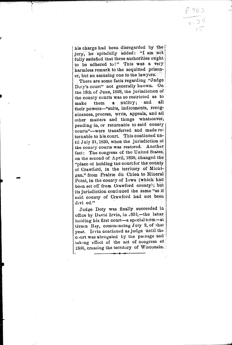  Source: Wisconsin State Journal Topics: Government and Politics Date: 1884-07-13