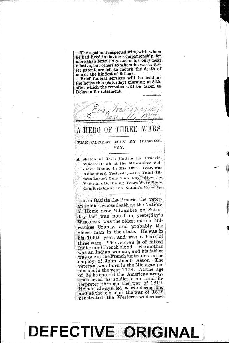  Source: Evening Wisconsin Topics: Wars Date: 1887-01-11
