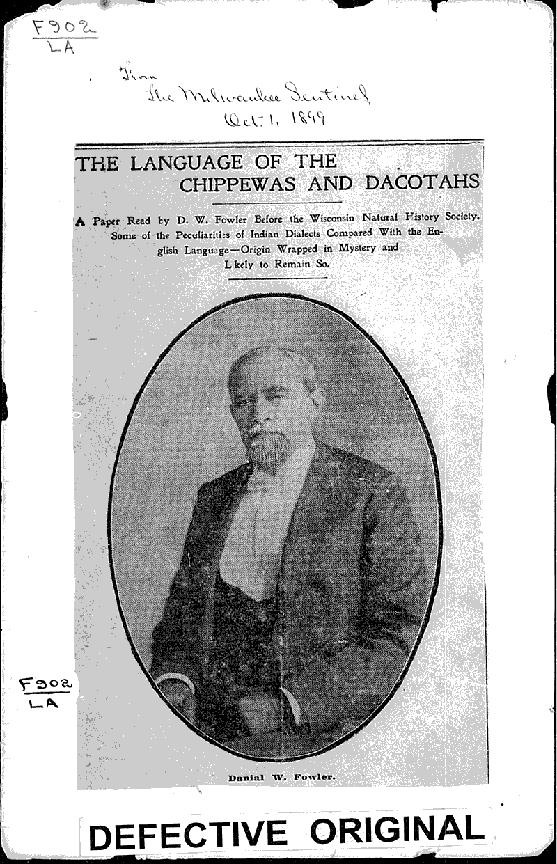  Source: Milwaukee Sentinel Topics: Indians and Native Peoples Date: 1899-10-01