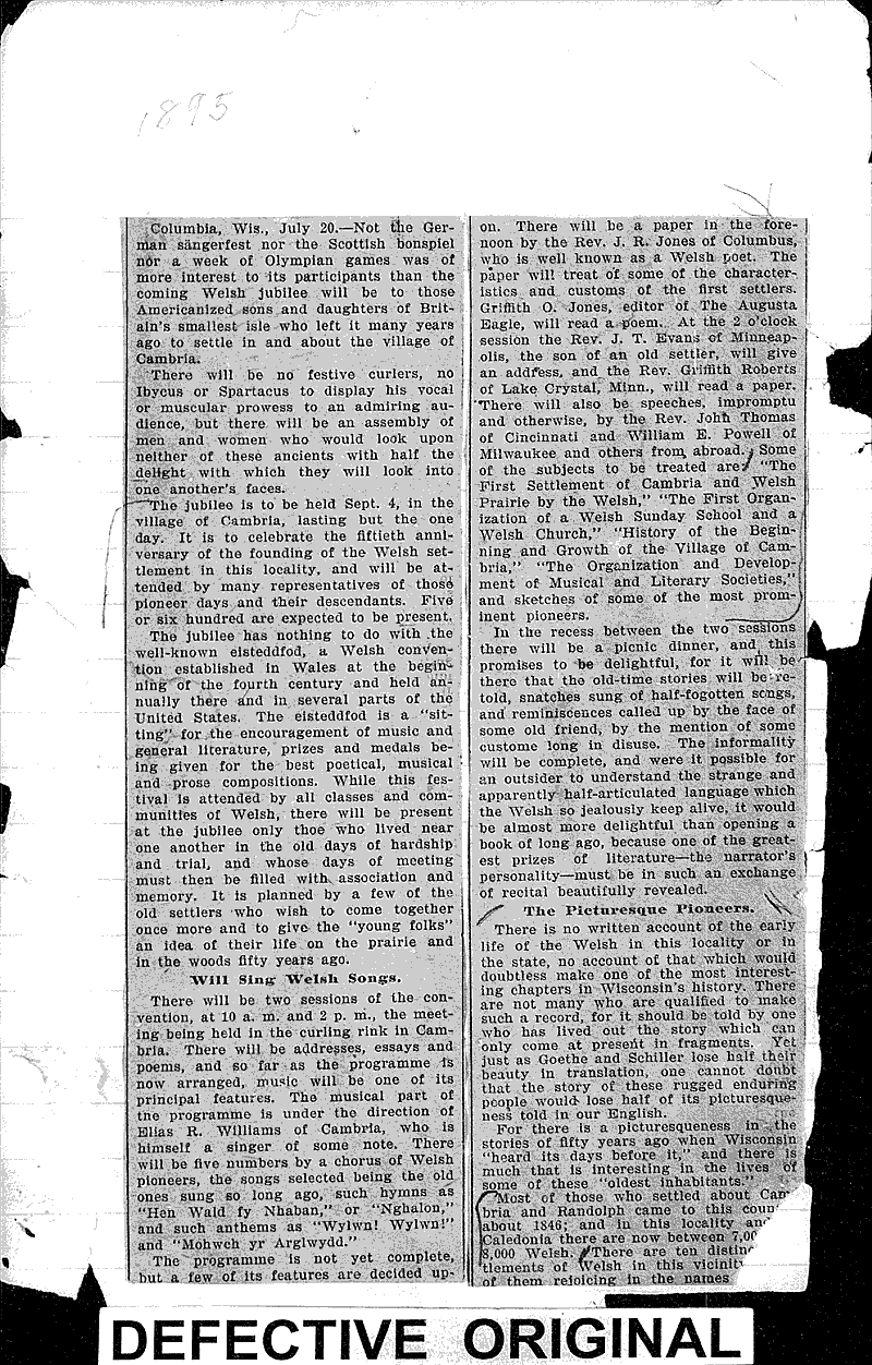  Source: Milwaukee Sentinel Date: 1895-07-11