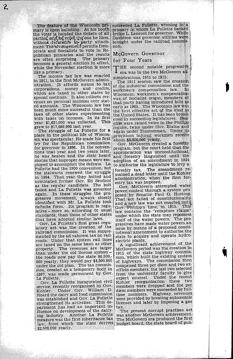  Source: Milwaukee Journal Topics: Government and Politics Date: 1930-10-21