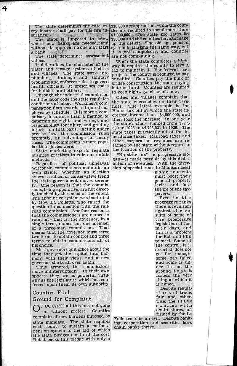  Source: Milwaukee Journal Topics: Government and Politics Date: 1930-10-21