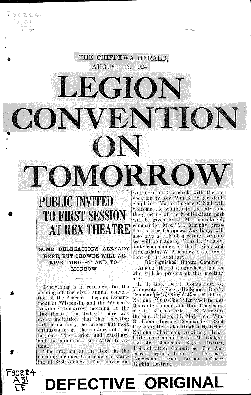  Source: Chippewa Herald Date: 1924-08-13