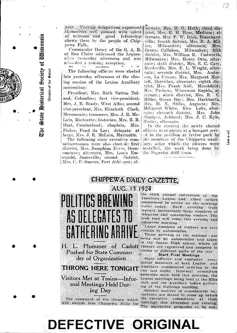  Source: Chippewa Herald Date: 1924-08-13
