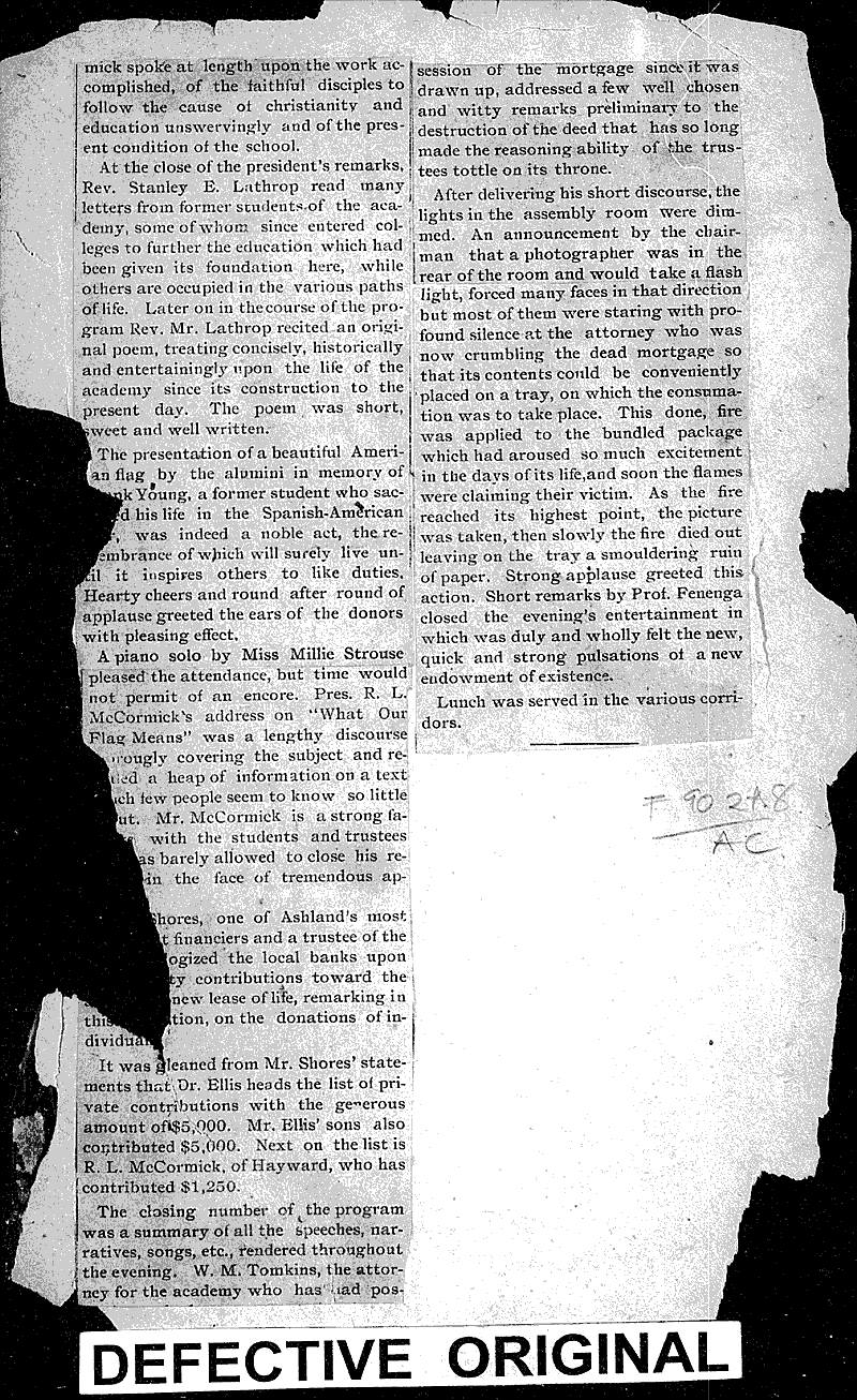 Source: Ashland Weekly Press Topics: Education Date: 1900-01-24