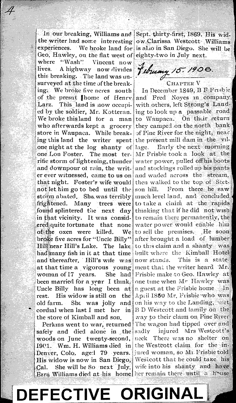  Source: Pine River Times Topics: Transportation Date: 1906-01-18