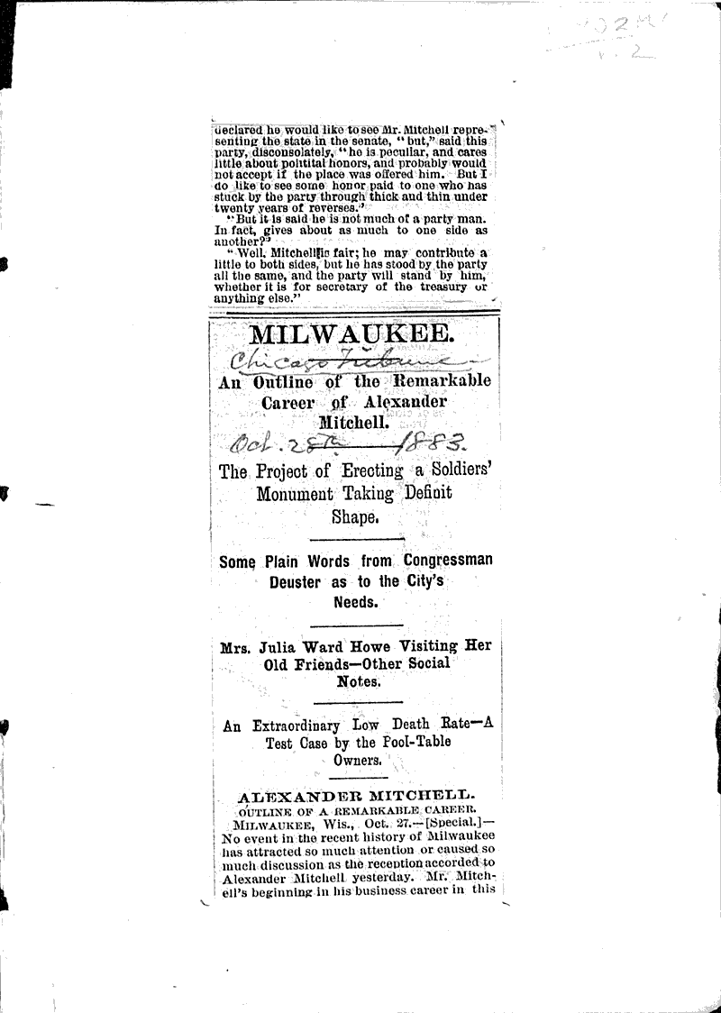  Source: Chicago Tribune Topics: Transportation Date: 1883-10-28